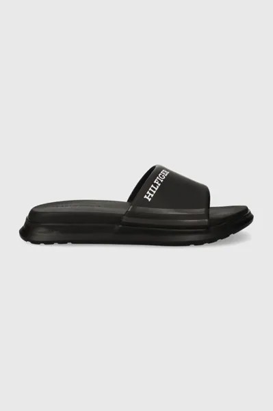 Шлепанцы DUAL DENSITY HILIFGER POOL SLIDE Tommy Hilfiger, черный