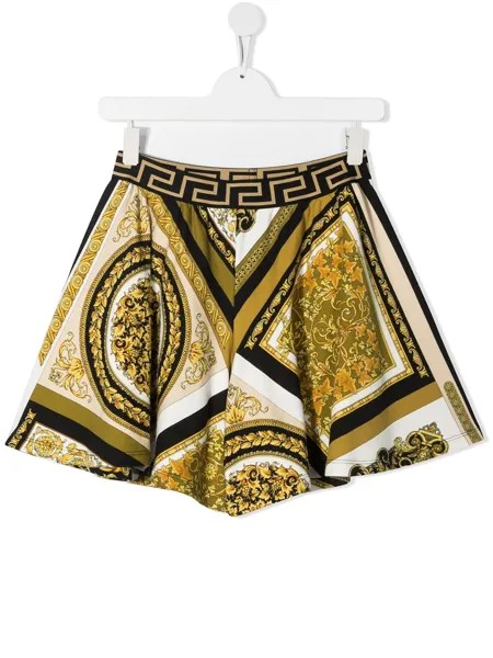 Versace Kids юбка с принтом