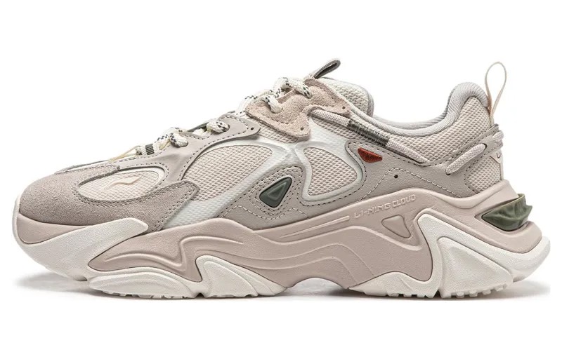 Кроссовки LINING A Thousand Ways Lifestyle Shoes Women's Low-top Gray, цвет Mica Gray