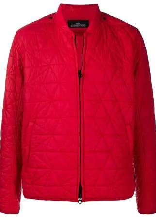 Stone Island Shadow Project стеганый бомбер на молнии