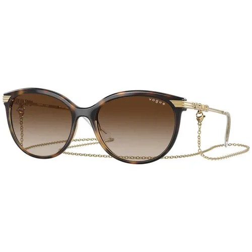 Солнцезащитные очки Vogue eyewear, коричневый, золотой