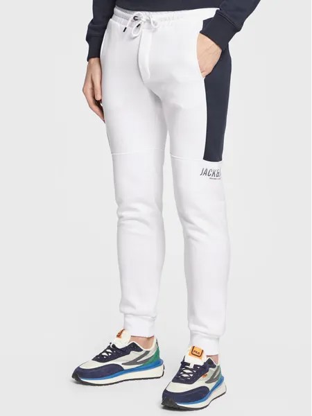 Спортивные брюки стандартного кроя Jack&Jones, белый