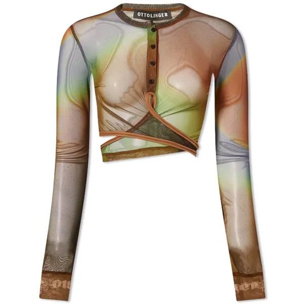 Футболка Ottolinger Mesh Wrap Loop Top