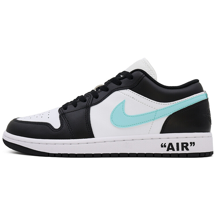 Кроссовки Air Jordan 1 Vintage Basketball Shoes Women's Low-top Green/black, зеленый