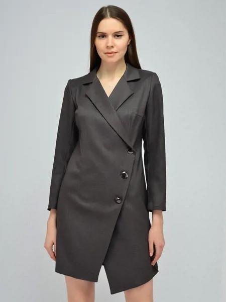 Платье-пиджак женское 1001dress VI00127CF коричневое 48