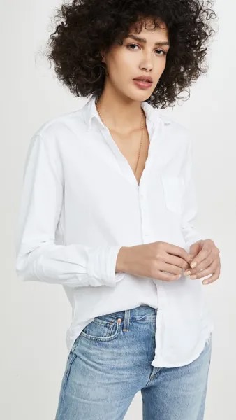 Рубашка Frank & Eileen Eileen Tattered Denim, белый