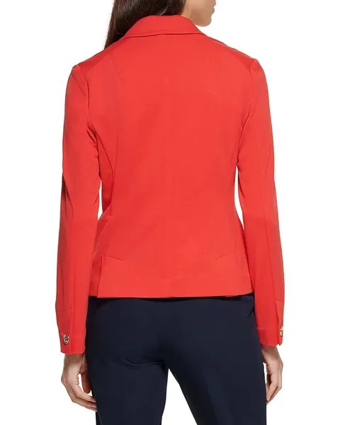 Блейзер Tommy Hilfiger Double-Breasted Ponte Blazer, цвет Chili