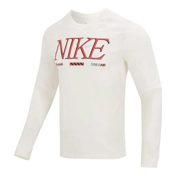 Футболка Nike Sportswear Long-Sleeve T-Shirt 'White', белый