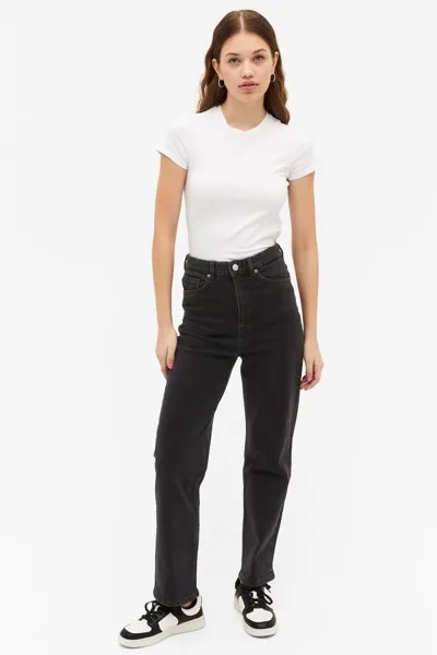 Джинсы женские Monki 0851193001 черные 33 (доставка из-за рубежа)