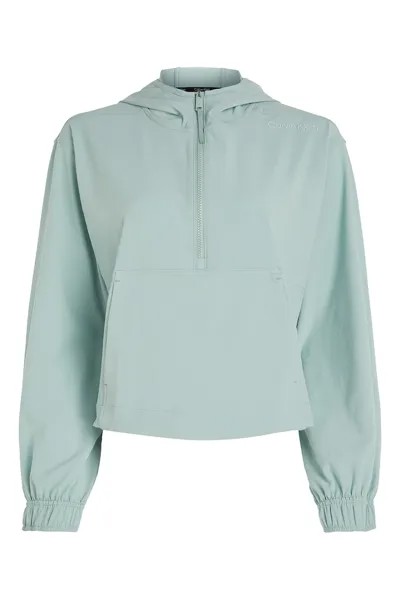 Короткая спортивная куртка с капюшоном Calvin Klein, зеленый