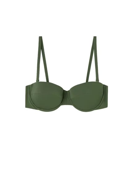Топ бикини Calzedonia INDONESIA, зеленый