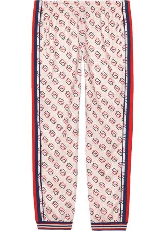 Gucci джоггеры свободного кроя с узором GG