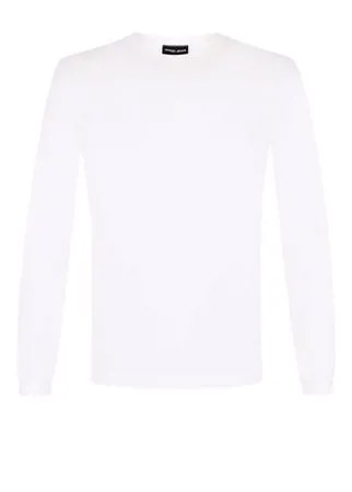 Однотонный лонгслив из вискозы Giorgio Armani