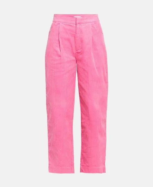 Вельветовые брюки Norr, светло-розовый