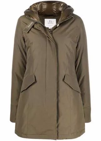 Woolrich hooded cotton-blend parka coat