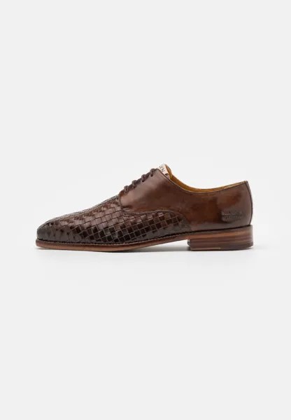 Элегантные туфли на шнуровке Dylan 5 Melvin & Hamilton, цвет mid brown/beige/rich tan
