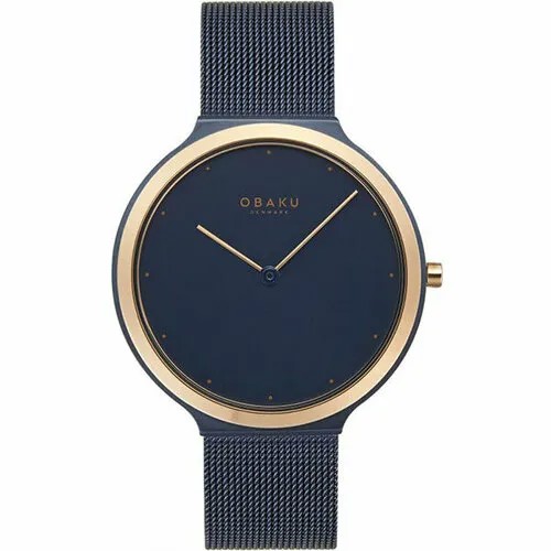 Наручные часы OBAKU V269LXSLML, синий, золотой