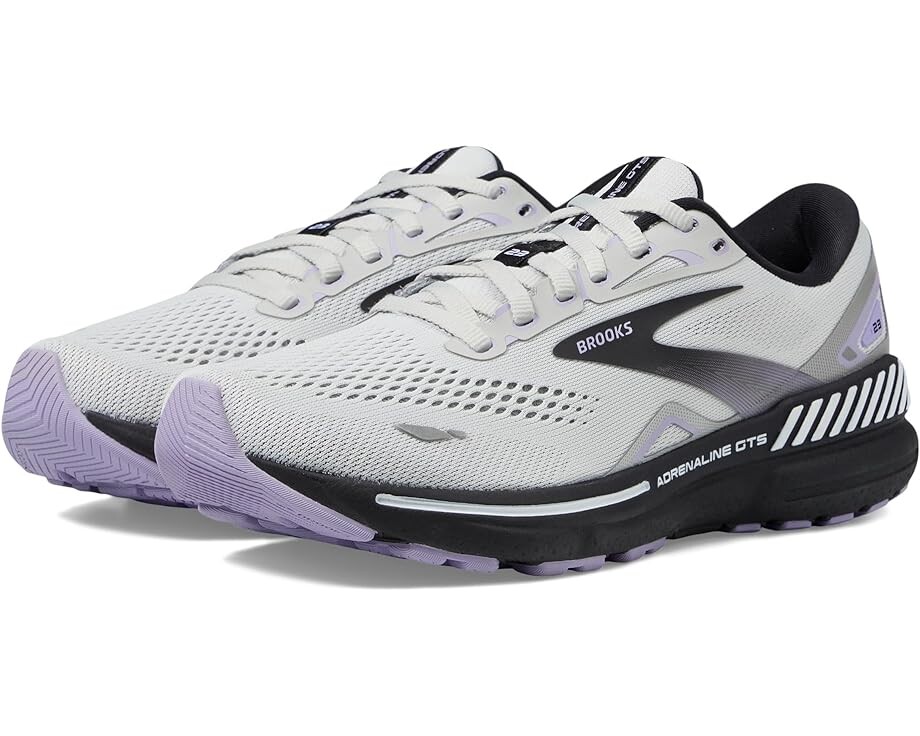 Кроссовки Brooks Adrenaline GTS 23, цвет Grey/Black/Purple