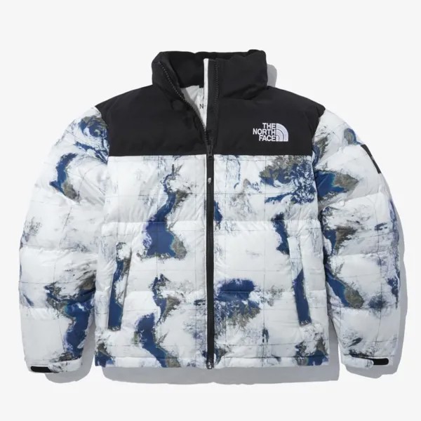 THE NORTH FACE NJ1DN51J White Label Новинка Пуховик с принтом