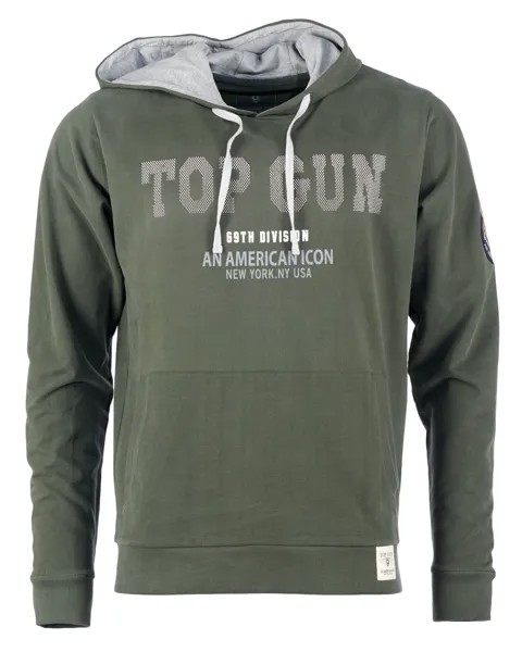 Толстовка TOP GUN Hoodie TG20213008, оливковый