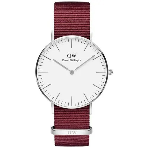 Наручные часы Daniel Wellington Classic, бордовый, серебряный