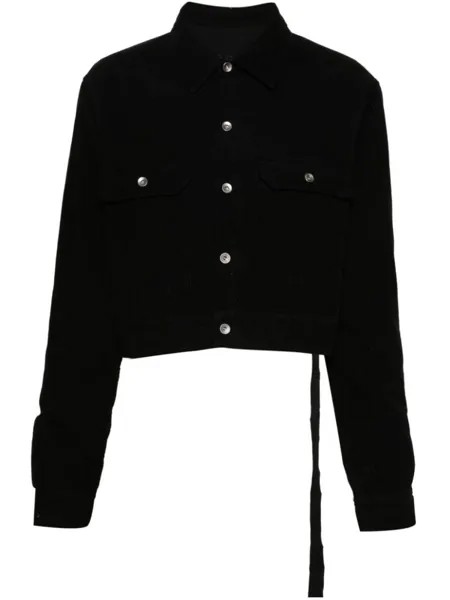 Rick Owens DRKSHDW вельветовая куртка-рубашка, черный
