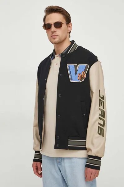 Куртка бомбер Versace Jeans Couture, коричневый