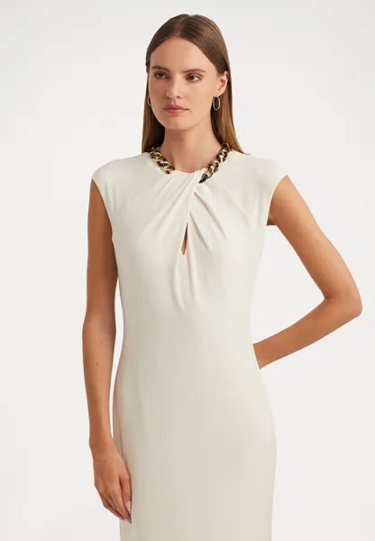 Вечернее платье Tashcille Short Sleeve Gown Lauren Ralph Lauren, цвет mascarpone cream