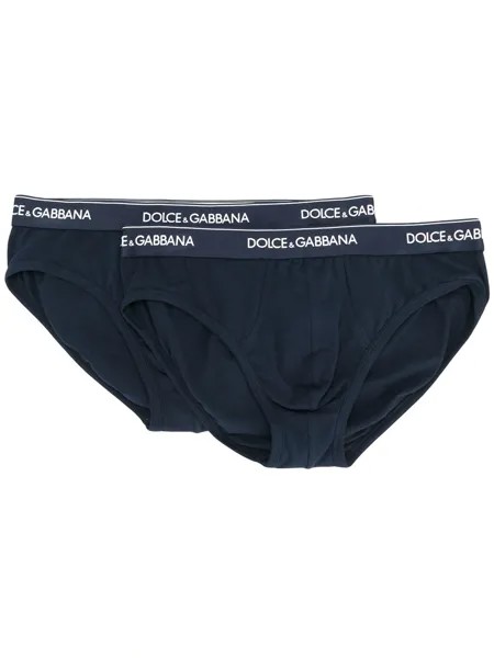 Dolce & Gabbana трусы-брифы с логотипами