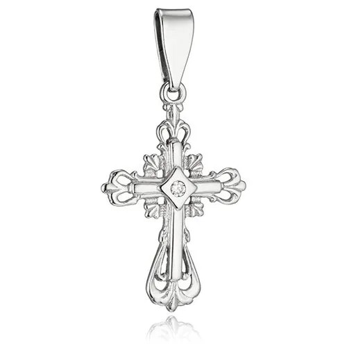 Крест серебряный с фианитами арт. 2130760/9
