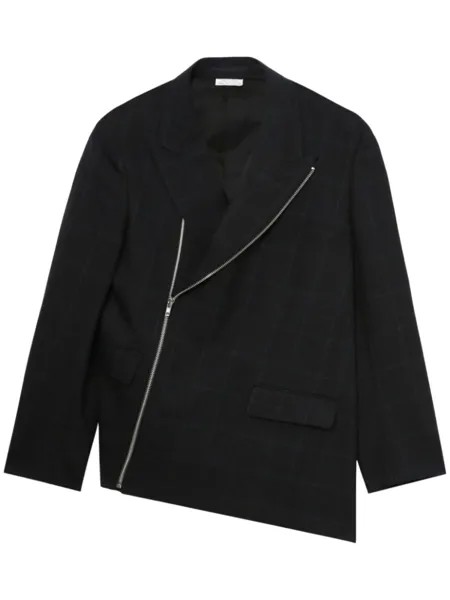 Comme des Garçons Homme Deux пиджак асимметричного кроя, синий
