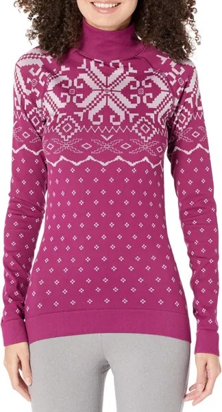 Толстовка Fair Isle Base Layer Top Sweaty Betty, цвет Amaranth Pink