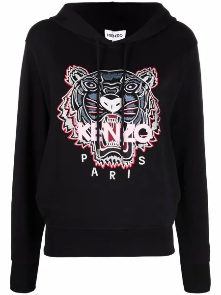 Kenzo худи с вышивкой Tiger