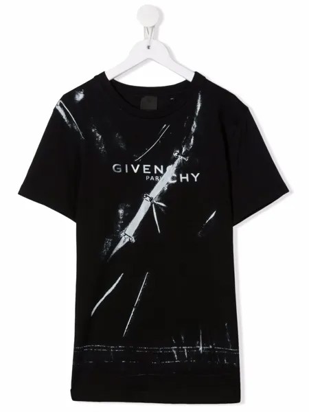 Givenchy Kids футболка с логотипом