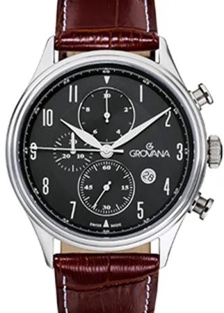 Швейцарские наручные  мужские часы Grovana 1192.9537. Коллекция Chrono