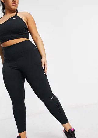 Черные леггинсы Nike Training Epic Luxe Plus-Черный цвет