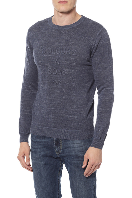 Джемпер мужской Colours & sons 9217110/9602 синий M