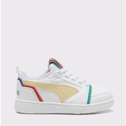 Кеды PUMA Rebound V6 Lo RSB AC PS, размер 2 UK, белый, бежевый