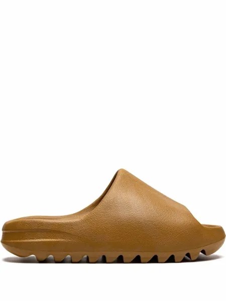 Шлепанцы YEEZY Ochre adidas Yeezy, коричневый