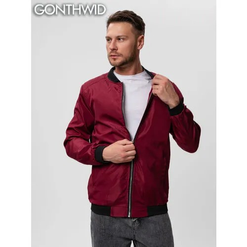 Бомбер GONTHWID, размер 3XL, красный