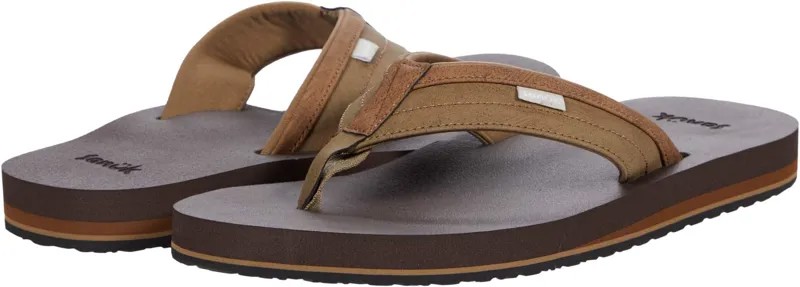 Шлепанцы Ziggy Soft Top Sanuk, цвет Tan
