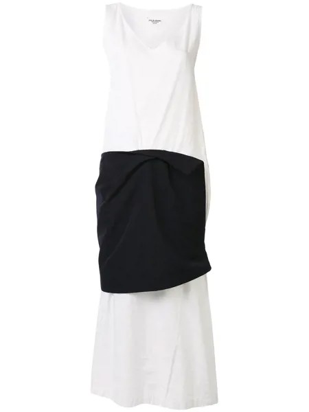 Comme Des Garçons Pre-Owned платье с контрастной отделкой