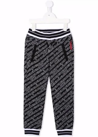 Givenchy Kids спортивные брюки с принтом