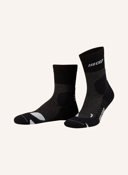 Походные носки - компрессивные носки из шерсти мериноса Cep, серый