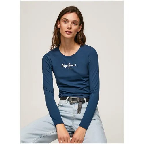 Лонгслив Pepe Jeans Virginia, размер XS, синий