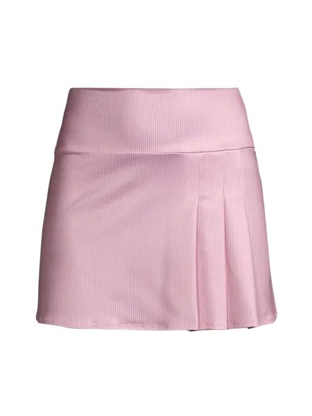 Мини-короткие теннисные шорты со складками Plum & Soft Berry K-Swiss