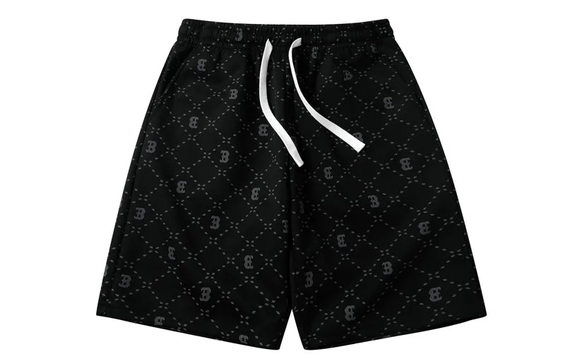BOBBY ABLEY Повседневные шорты унисекс, Упаковка из двух предметов (черный + абрикосовый)