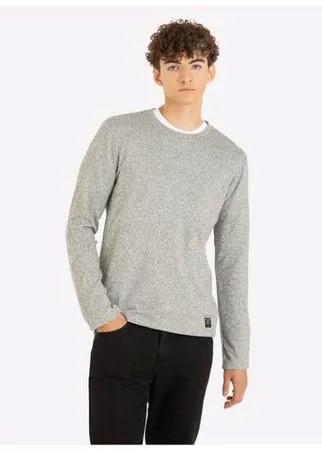 Бордовый базовый лонгслив с нашивкой Gloria Jeans, размер M (48-50)