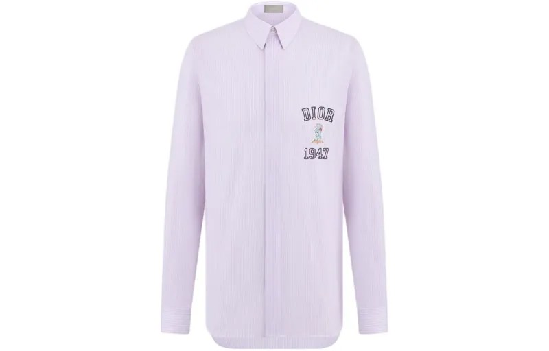 Рубашка мужская розовая Dior, розовый