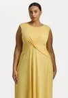 Платье из джерси TWIST FRONT JERSEY DRESS Ralph Lauren, желтый